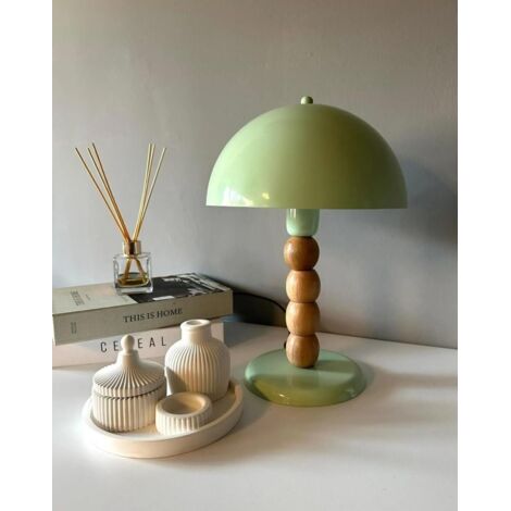 Lampe de Table Moderne en Menthe, Eclairage Domestique, Tête de Lit en Métal, Lampe de Chevet, Lampe de Lecture