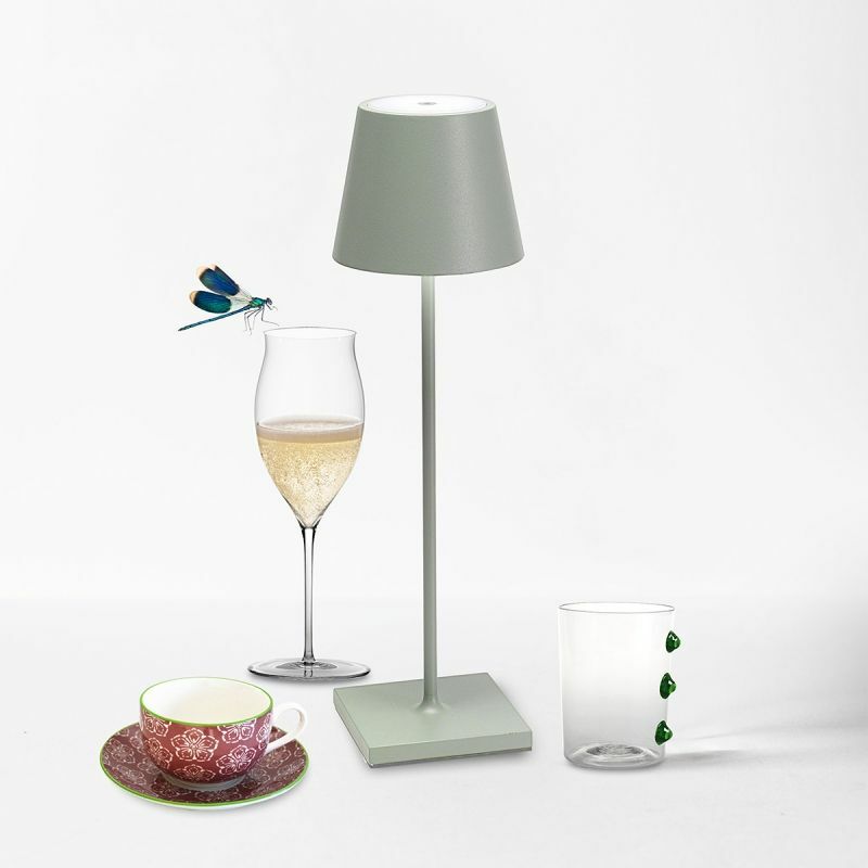Lampe de table moderne sans-fil Poldina par Sauge - Intérieur - Sauge - Zafferano