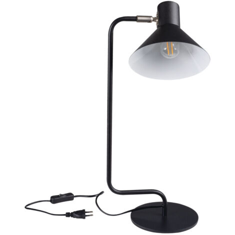 Lampe de table noire allongée NEDIA E14 10W Kanlux