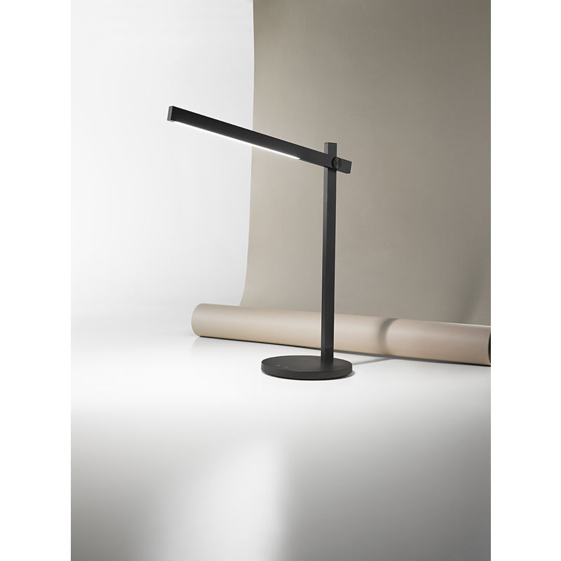 Perenz - Lampe de table noire avec lumière LED 4W 6646N