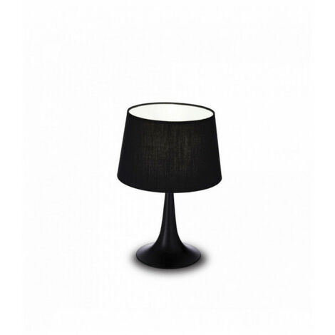 Lampe de table Noire LONDON 1 ampoule - Noir