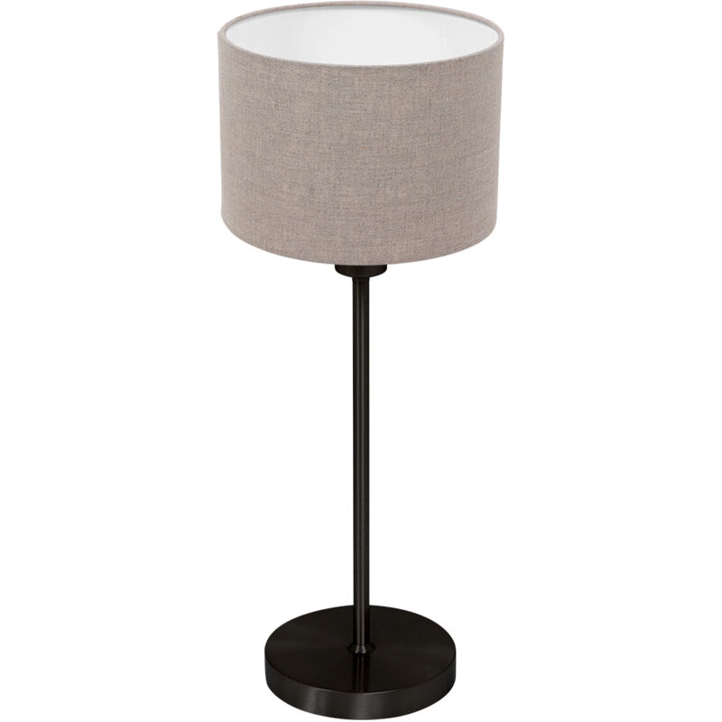 Mexlite - lampe de table - Noor - gris noir - métal textile -