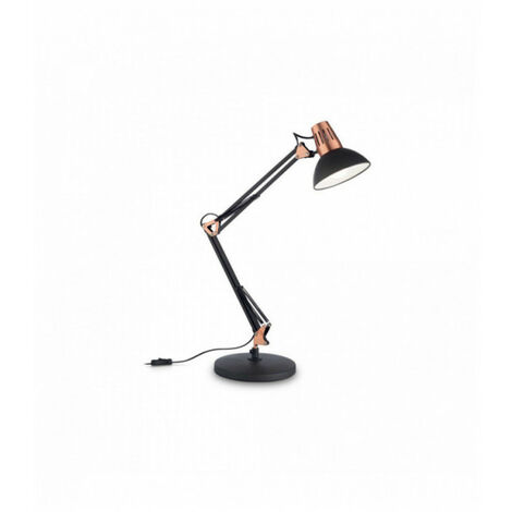 Lampe de table Noire WALLY 1 ampoule - Noir