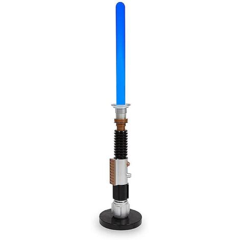 Lampe de table Obi-wan Kenobi à sabre laser bleu de 59,6 cm