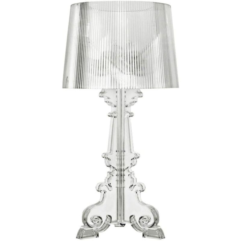 Tonchean - Lampe de Table - Petite Lampe de Salon Design - Bour Transparent - Acrylique, Plastique