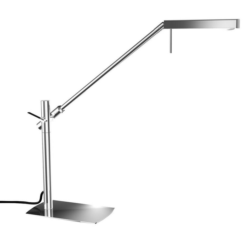 Diyas - Inspired Mantra Fusion Phuket Lampe de table Phuket 1 lumière 7W led 3000K, 600lm, variateur tactile, chrome poli, 3 ans de garantie