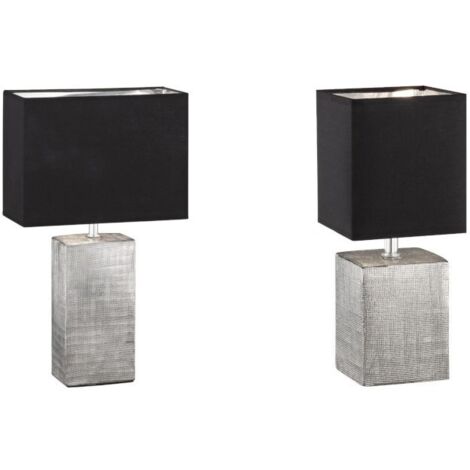 Lampe de table pied ceramique grise et noire - fischer honsel - candes 47635855 47635855 47635855 47635855 47635855 47635855 47635855 47635855 47635855 47635855 47635855 47635855 47635855 47635855 4