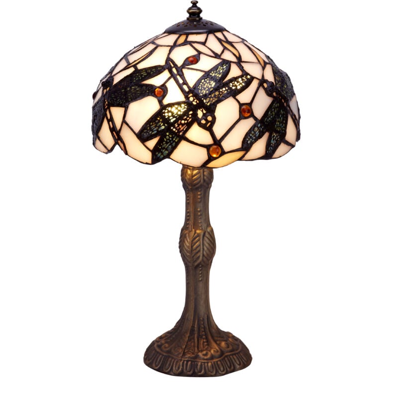 Fijalo - Petite lampe de table en forme de Tiffany diamètre 20 cm Série Pedrera