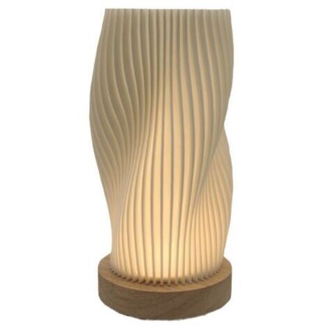 Lampe de table pour chambre, lampe de chevet, veilleuse à intensité variable, forme artistique simple, lampe de bureau, veilleuse LED rechargeable
