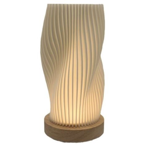 Lampe de table pour chambre, lampe de chevet, veilleuse à intensité variable, forme artistique simple, lampe de bureau, veilleuse LED rechargeable