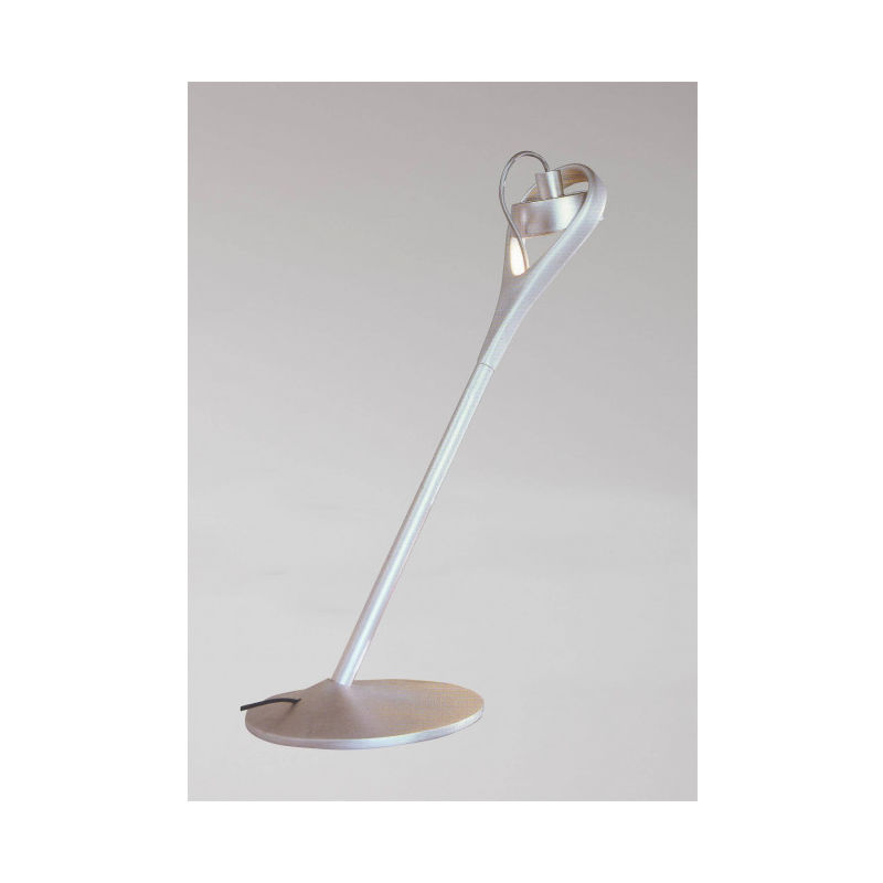 Lampe de Table Rak 1 Ampoule GU10 Ar111 75W gris argenté