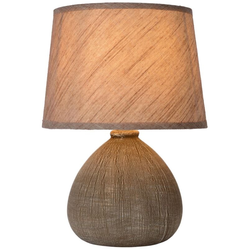 Ramzi Lampe de tab.-Brun-Ø18