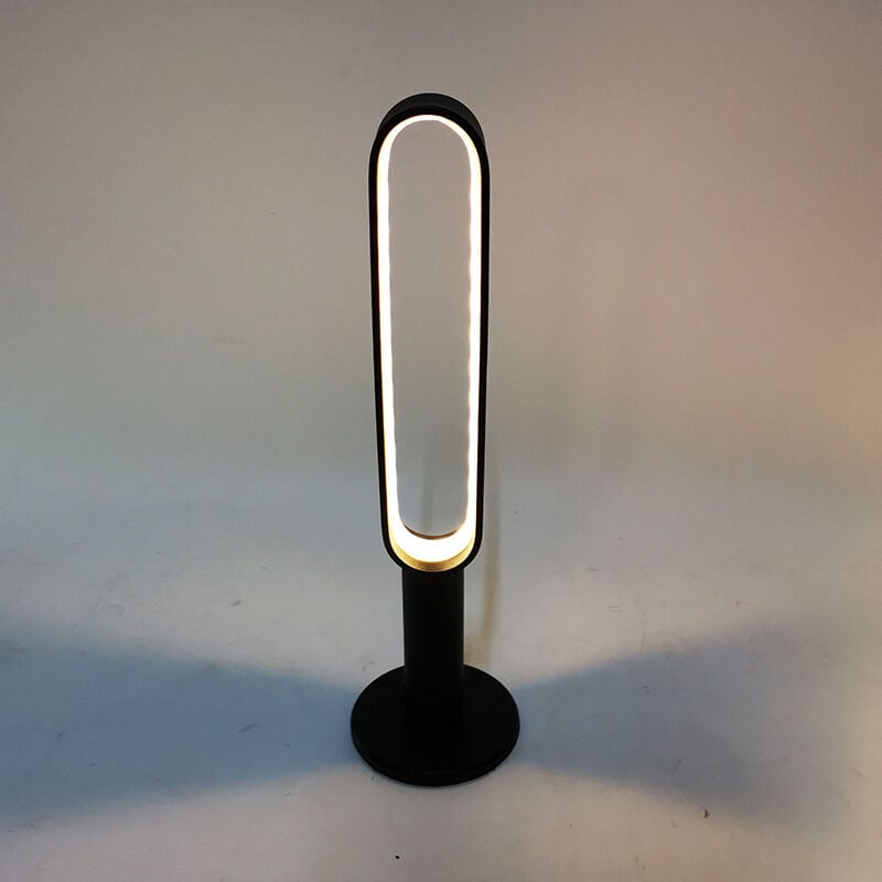 Crea - Lampe de table rechargeable à led moderne et simple, lampe de table de protection des yeux, lampe de chevet de chambre à coucher, lampe de