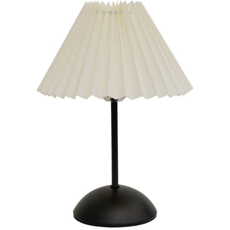 Trimec - Lampe de table rétro lampe de chevet en forme de parapluie plissé veilleuse adaptée à la chambre
