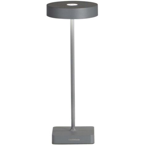 Lampe de table sans fil graduelle tactile intérieur extérieur Tap - Anthracite