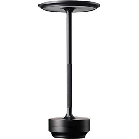 Lampe de table sans fil, lampe à piles 5200 mAh, lampe LED sans fil rechargeable, gradation tactile en continu à 3 couleurs, lampe de bureau pour chambre à coucher, restaurant, maison, extérieur (or)
