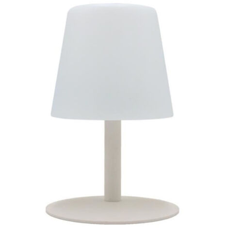 Lampe de table sans fil LED Standy Mini Cream - LUMISKY - Acier creme - Blanc chaud/blanc froid - Autonome 8h