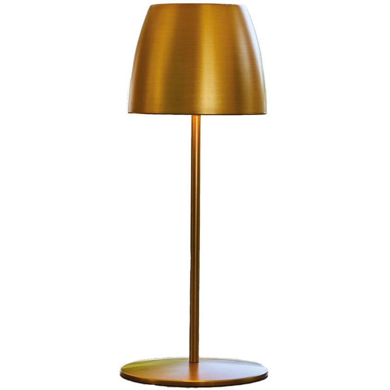 Lumisky - Lampe de table sans fil orlum Doré Aluminium H30CM