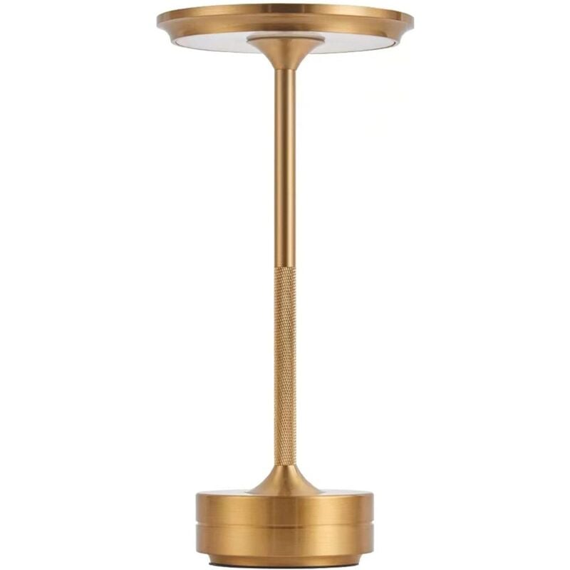 Treetalk - Lampe de table sans fil rechargeable à piles, batterie 2600 mAh, 3 modes de couleur, gradation continue avec toucher, lampe de