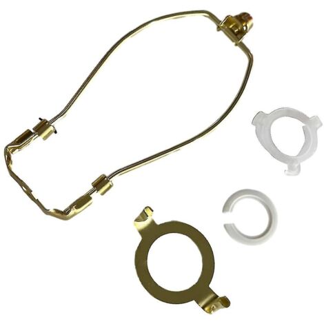Lampe de table/serrurier amovible avec embout décoratif, élégante et dorée, 20 cm (8 pouces)