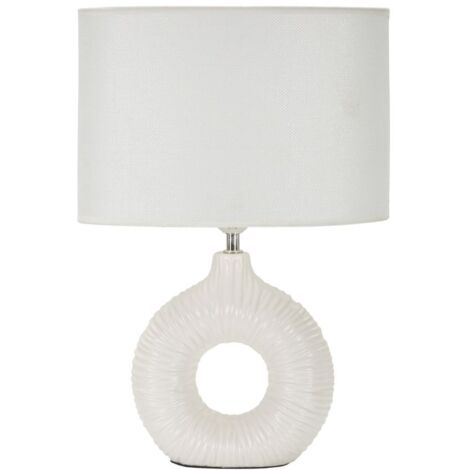Lampe de table Seta blanche 28,5 x 15 x 43 cm
