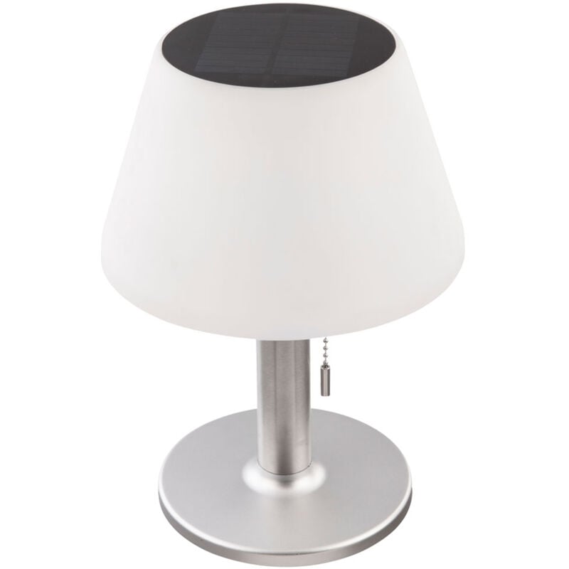 Lampe de table lampe solaire lampe d'extérieur lampe de terrasse lampe de table balcon, IP44 résistant aux éclaboussures batterie interrupteur à