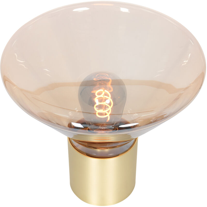 Steinhauer - lampe de table - Ambiance - ambre - verre métal - Ø Steinhauer - lampe de table - Ambiance - ambre - verre métal - Ø