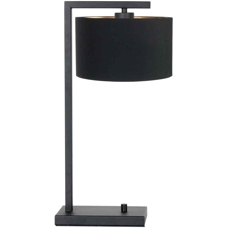 Steinhauer - lampe de table - Stang - noir - métal tissu - lampe