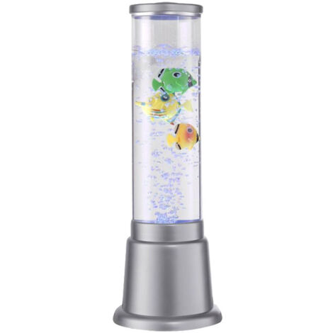 Lampe de table sur pied LED RVB Pilier de couleur de la lumière changeante Décoration Poisson  Lights  Direct 85127-21