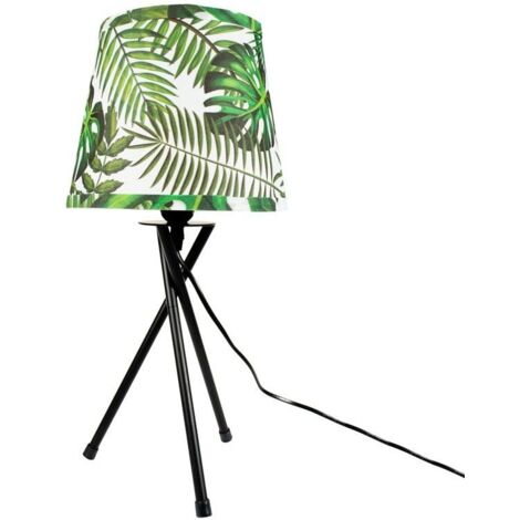 Lampe de table sur trépied "Madison" E27 - Vert