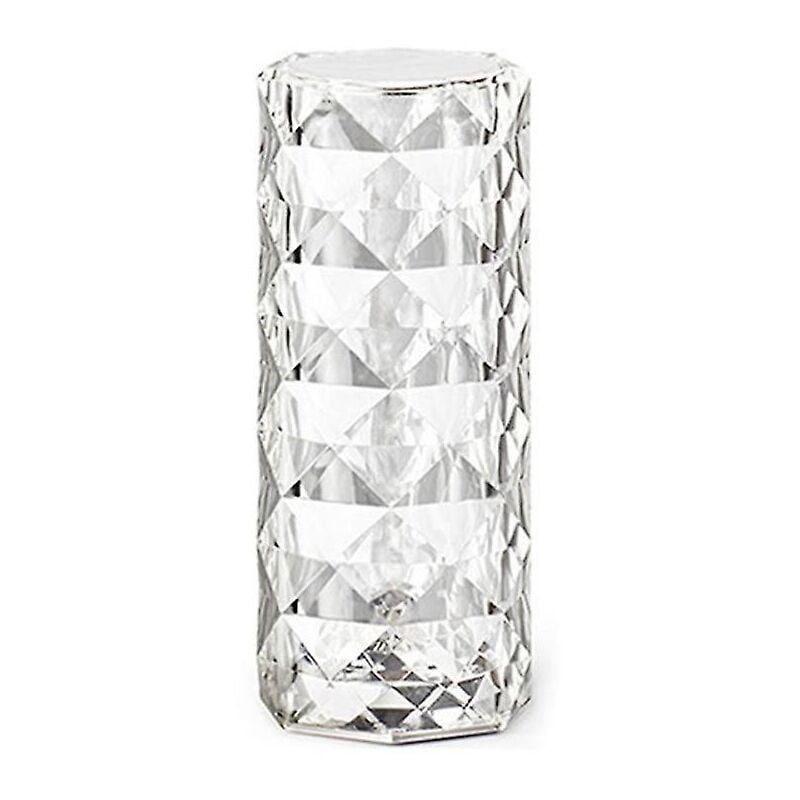 Feiyue - Lampe de table tactile en cristal 16 couleurs, projecteur lumineux à led, ambiance de Noël, décoration de chambre