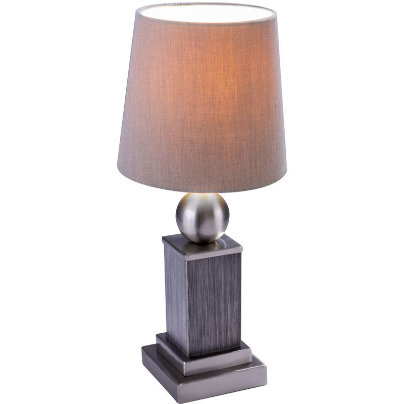 Etc-shop - Lampe de table salon / chambre textile dimmable TÉLÉCOMMANDE Lumière dans un ensemble comprenant des ampoules LED RVB