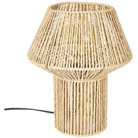 Lampe de table tissée NATURA 33 cm