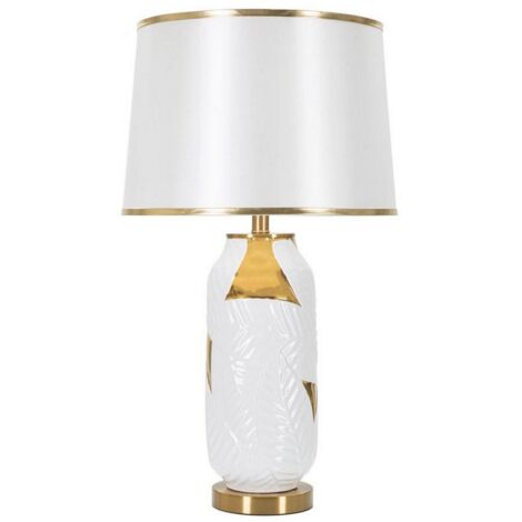 Lampe de Table Trompe, Abat-jour, Douille e47, Blanc