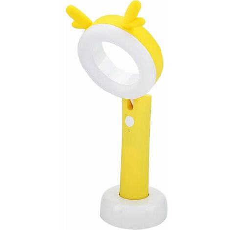 Lampe de table USB robuste et Durable lampe de table pliante pratique faible consommation d'énergie dortoir souple salon pour salle d'étude scolaire(jaune)