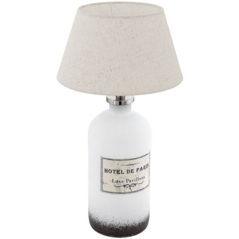Lampe de table Vintage ROSEDDAL Ø 30 cm dimmable à la crème