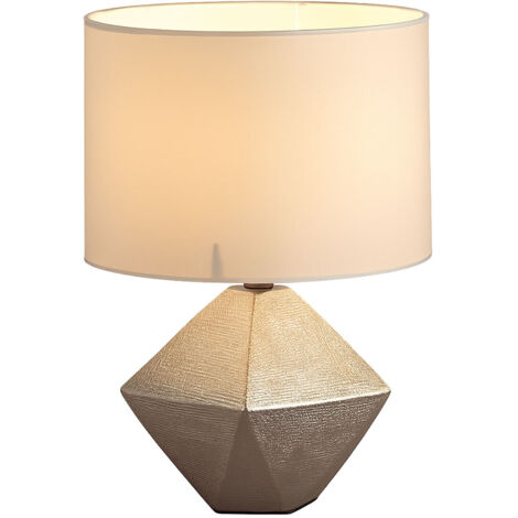 Lampe de table ZENDA argentée