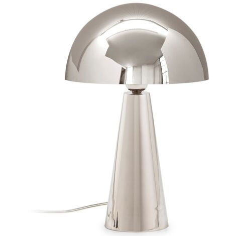 Lampe de table ZOLA en métal finition nickel