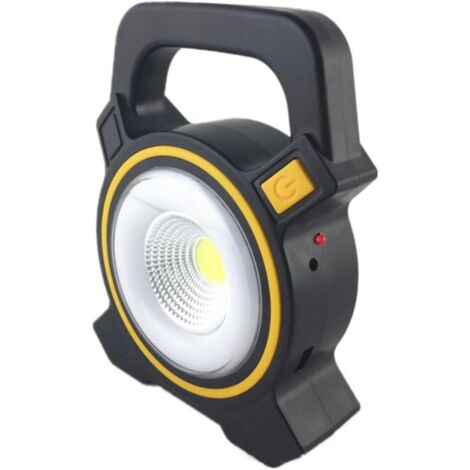 Lampe de tente solaire à LED, de travail et d'extérieur rechargeable pour jardin, camping, urgences et usage domestique, Design compact et polyvalent