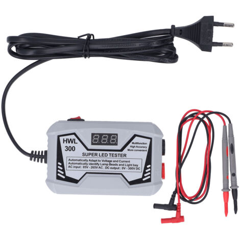 Lampe de Test LED pour Bandes de LED, TV, Rétroéclairage, 85‑265V, Prise EU, Gris