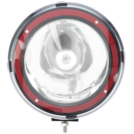 Lampe de toit pour pare-chocs avant HID, Spot lumineux pour Camping, chasse, pêche, 12-24V, 55w, 9 pouces, anneau rouge