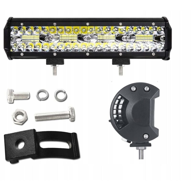 Lampe De Travail À Led, 240w, Portée Loinée, Pour Voiture Quad, Diode Cree