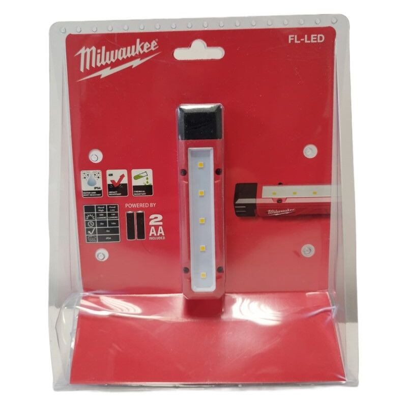 Milwaukee - fl-led Lampe de poche aimanté sur pile - 4933464824