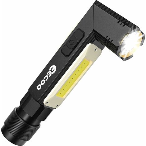 SWANEW Torche Lampe de Poche, LED USB Rechargeable Ultra Puissante