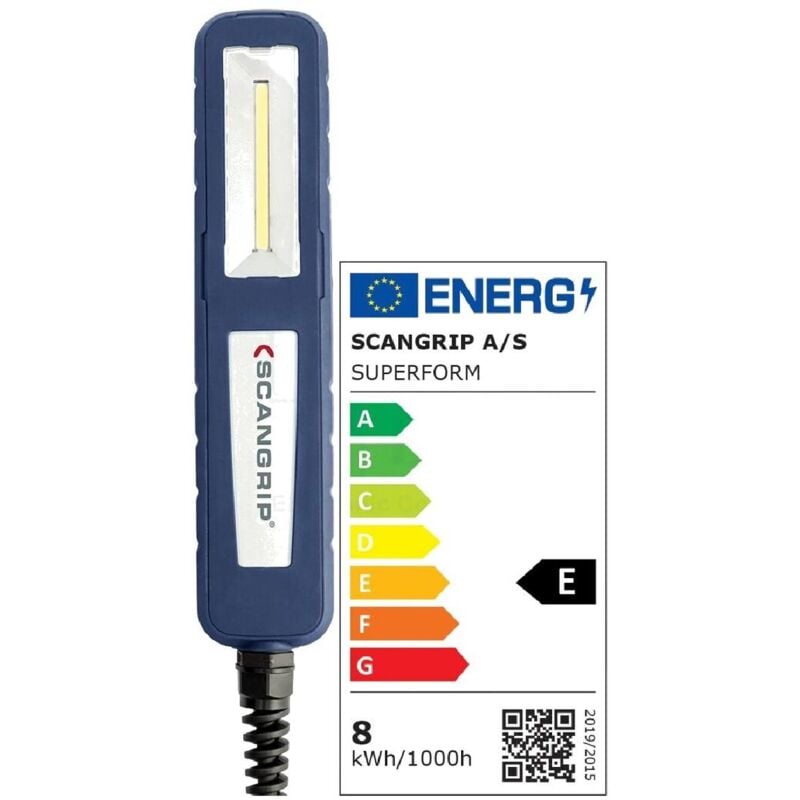 Scangrip - Lampe de travail d'inspection robuste 750lm IP54 IK08