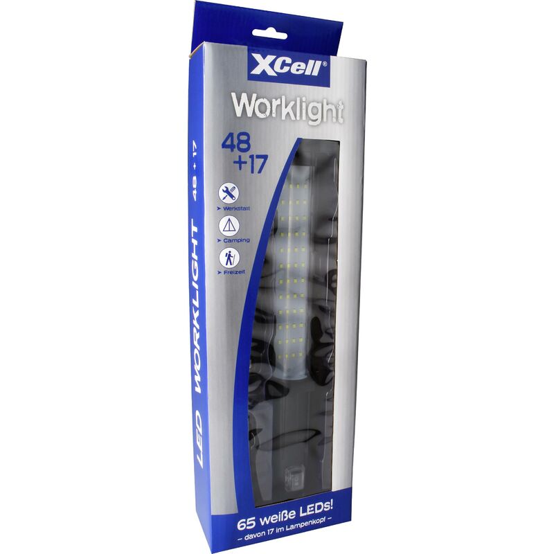 XCell 146777 Work 48+17 LED Lampe de travail à batterie 60 lm, 320 lm Y859812