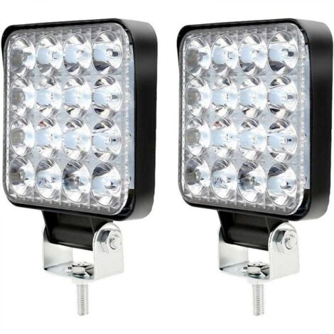 Lampe de travail LED 12 V 48 W 6 500 K, étanche IP67, robuste, pour tracteur, camion, moto, bateau, SUV