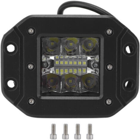 Lampe de travail LED 5 pouces 42W, Protection IP67, lentille 4D, Combo antibrouillard universel pour UTV ATV