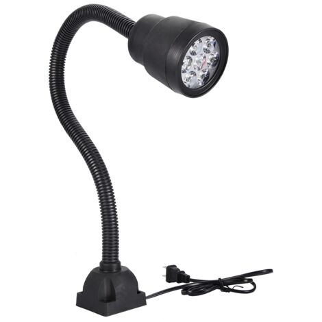 Lampe de travail LED 7W pour machine à coudre, établi, tour, 110-220V avec prise US