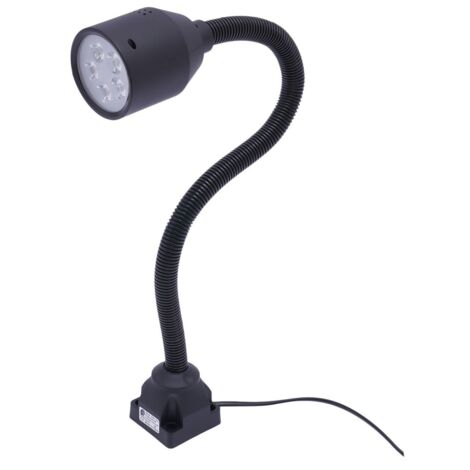 Lampe de travail LED CNC à base fixe 5W 500 mm, luminaire flexible, éclairage pour machine-outil, lampe de travail LED
